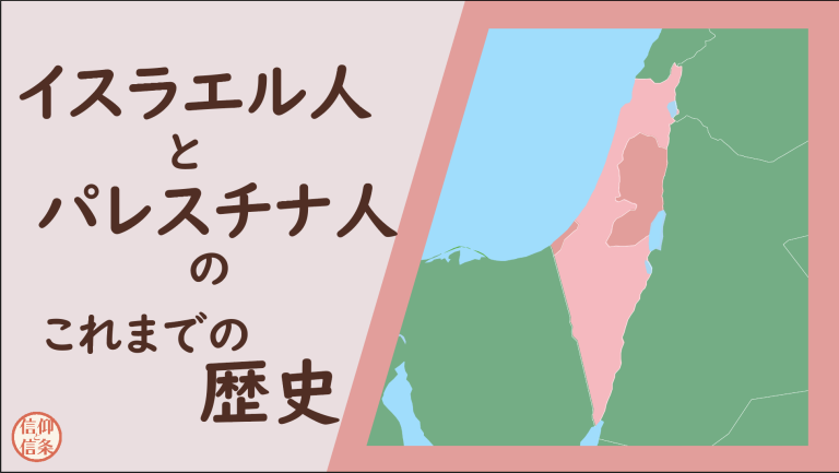 イスラエルとパレスチナの地図