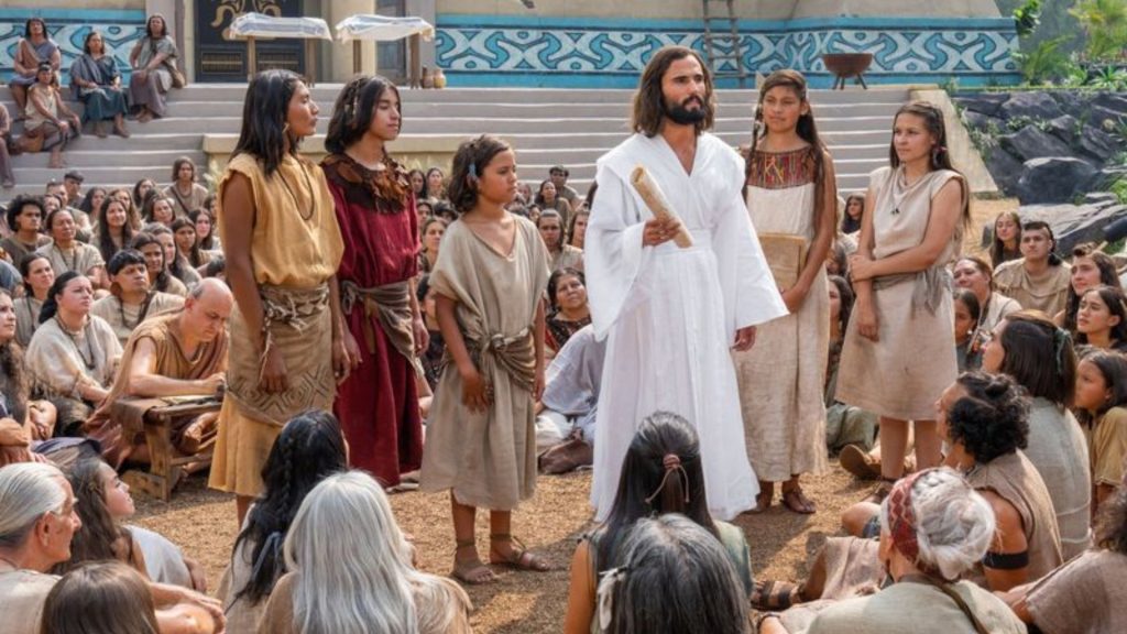 復活後アメリカ大陸を訪れたキリストはその土地の人々に彼らが理解できる言語で話しかけた