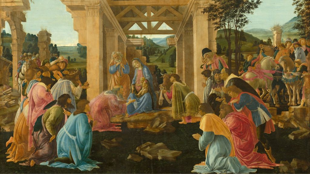 サンドロ・ボッティチェッリ 「東方三博士の礼拝」 （1478-482）