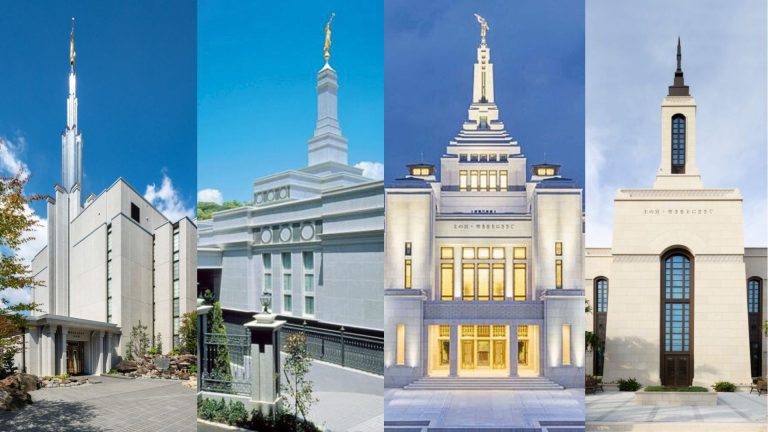 日本の４つの神殿。大切な目的のために教会は世界中に神殿を建てる