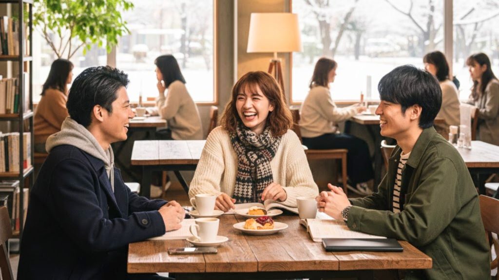 仲の良い人と総大会について深く話すと、より良い関係になる