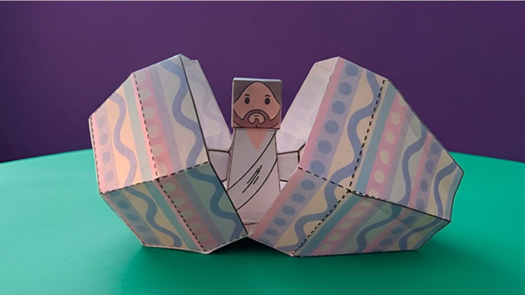 イースターエッグから復活したイエス・キリストを作れるイースターキット