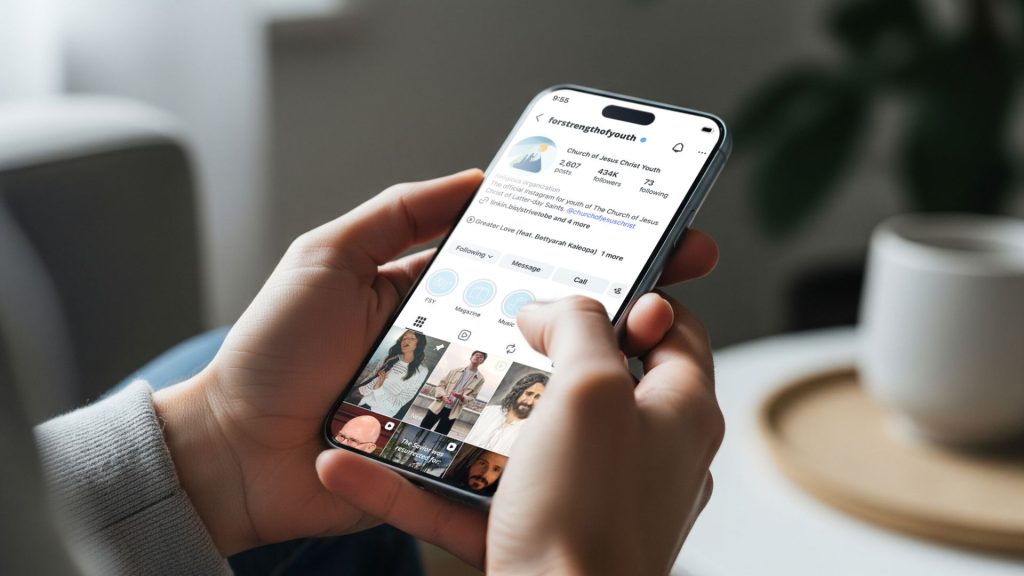 Instragramにはユースをサポートし強めるアカウントがあり、ユースと保護者がフォローすることを勧められている