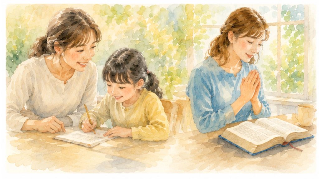 教会の女性は、自分の子どもでもそうじゃなくても永遠の観点で子育てする力がある
