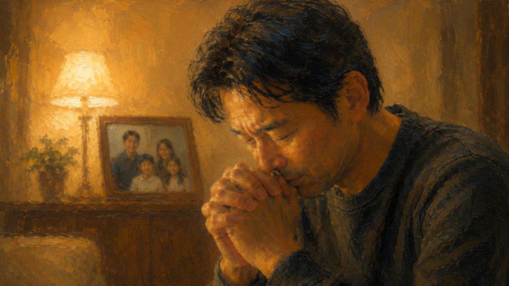父親が子供のために祈りは、大きな力となり変化を生み出します
