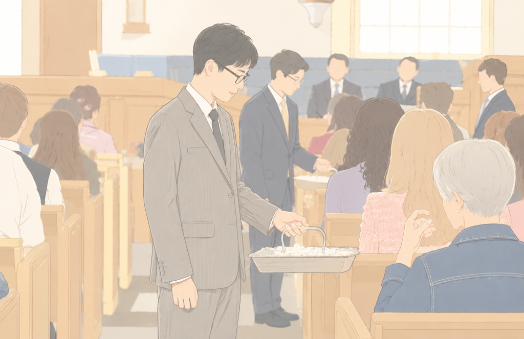 神様から与えられた使命を神権を行使して果たすアロン神権者